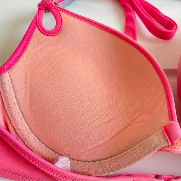 Victoria’s Secret Bombshell Push Up Bikini Swim Top 34B - Picture 9 of 14